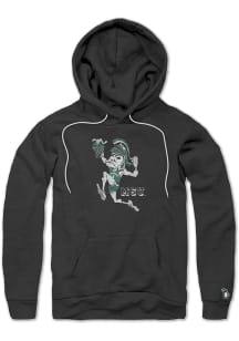 The Mitten State Michigan State Spartans Mens Black Sparty Basketball Long Sleeve Hoodie