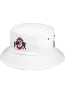LogoFit Ohio State Buckeyes White Daytona Mens Bucket Hat