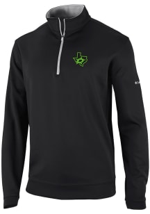 Columbia Dallas Stars Mens Black Wickham Hills Long Sleeve Qtr Zip Pullover
