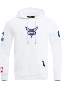 Pro Standard Charlotte Hornets Mens White Classic Chenille Fashion Hood