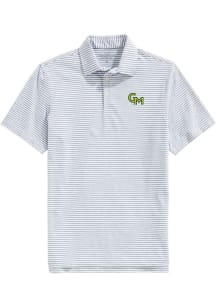 Vineyard Vines George Mason University Mens Grey Winstead Short Sleeve Fashion Polo
