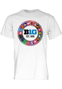 Blue 84 Big Ten White Big Ten 10k Short Sleeve T Shirt