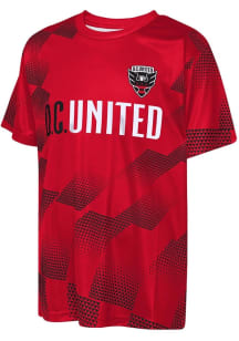 DC United Youth Black Sheer Thrill Short Sleeve T-Shirt