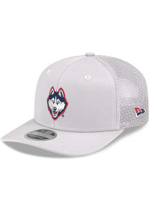 New Era UConn Huskies 9SEVENTY Stretch Snap Adjustable Hat - White