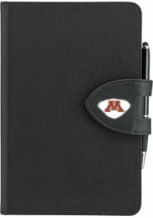 Minnesota Golden Gophers Gift Box Classic Notebook and Folder - Black
