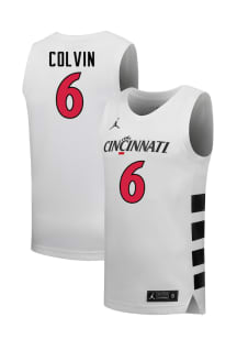 Myles Colvin  Nike Cincinnati Bearcats White NIL Name And Number Jersey