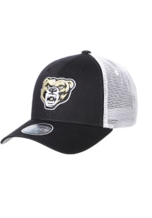 Zephyr Oakland University Golden Grizzlies Big Rig Adjustable Hat - Black