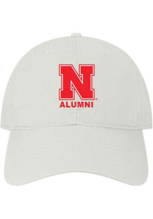 Nebraska Cornhuskers Alumni Twill Adjustable Hat - White