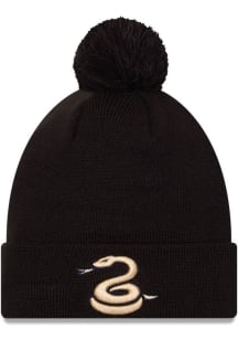 New Era Philadelphia Union Black Alt Logo & Crest Cuff Pom Mens Knit Hat