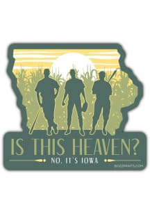 Bozz Prints Iowa designed and illustrated by John Bosley Magnet