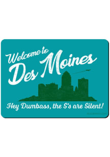 Des Moines Des Moines Stickers - Green