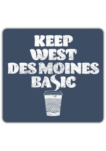 Des Moines West Des Moines Stickers - Grey