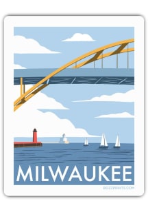 Milwaukee Milwaukee Stickers - Blue