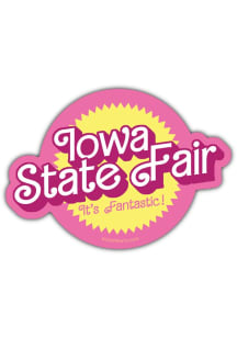 Iowa Iowa State Fair Stickers - Pink