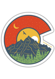 Colorado Layers Stickers - Red