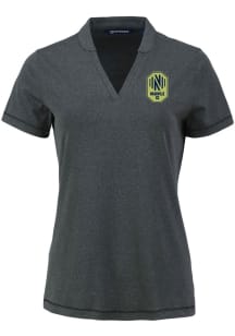 Cutter and Buck Nashville SC Womens Black Forge Short Sleeve T-Shirt