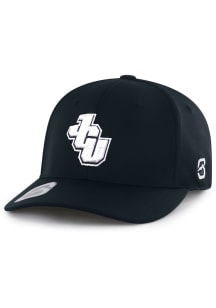 Summit Sportswear John Carroll Blue Streaks Mens Black The S Flex Hat
