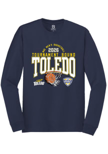 Summit Sportswear Toledo Rockets Navy Blue MAC 2026 MBB Tournament Bound Long Sleeve T Shirt