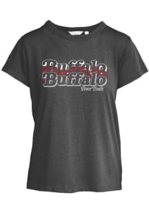 Buffalo Womens Charcoal The 716 Buffalo Short Sleeve T-Shirt