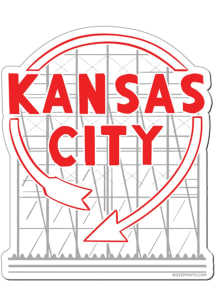 Kansas City Kansas City Auto Stickers - White