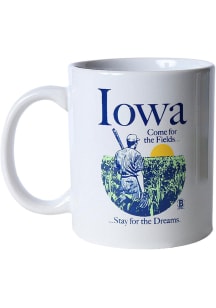 Iowa Come For The Fields 11 oz Ceramic Mug - White