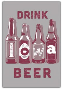Iowa Drink Beer Postcard