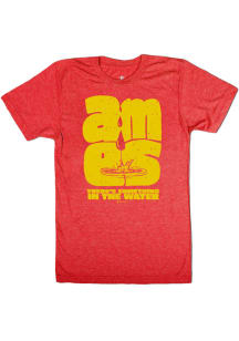 Bozz Prints Ames Red Something In The Water Short Sleeve Fashion T Shirt