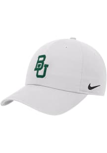 Nike Baylor Bears Baylor Whiteout Club Cap Adjustable Hat - White