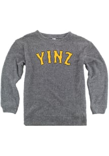 Pittsburgh Womens Grey Yinz Crew Sweatshirt