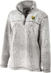 Baylor Bears Womens Grey Sherpa Qtr Zip