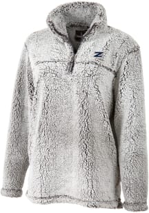 Akron Zips Womens Grey Sherpa Qtr Zip
