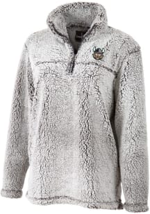 Cleveland State Vikings Womens Grey Sherpa Qtr Zip