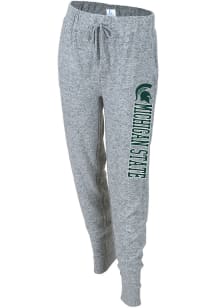 Michigan State Spartans Womens Cuddle Grey Sweatpants