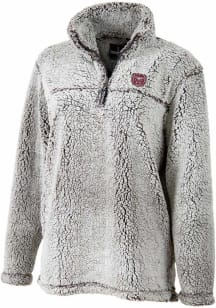 Missouri State Bears Womens Grey Sherpa Qtr Zip