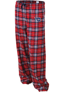 Dayton Flyers Womens Navy Blue Flannel Loungewear Sleep Pants