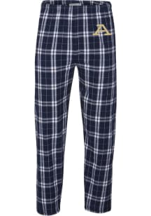 Akron Zips Mens Navy Blue Harley Flannel Sleep Pants