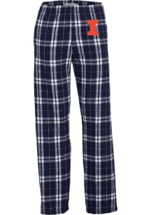 Illinois Fighting Illini Youth Navy Blue Flannel Sleep Pants