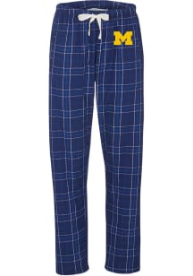 Michigan Wolverines Womens Blue Haley Loungewear Sleep Pants