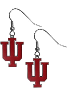 Indiana Hoosiers Logo Dangler Womens Earrings