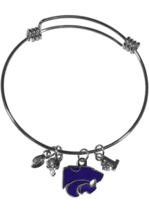 K-State Wildcats Charm Bangle Womens Bracelet