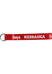 Nebraska Cornhuskers Lanyard Keychain - Red