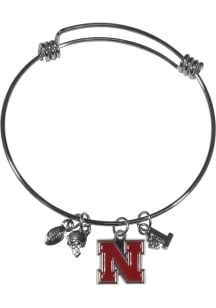 Nebraska Cornhuskers Charm Bangle Womens Bracelet