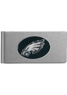 Philadelphia Eagles Brushed Metal Mens Money Clip