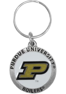 Purdue Boilermakers Carved Metal Keychain - Gold
