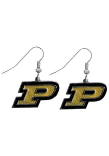 Purdue Boilermakers Logo Dangler Womens Earrings