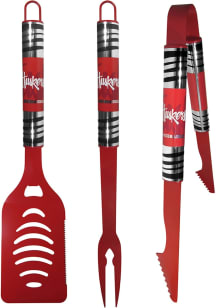 Nebraska Cornhuskers 3pc Color BBQ Tool Set
