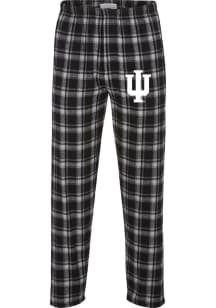Indiana Hoosiers Mens Black Primary Logo Sleep Pants