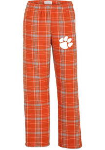 Clemson Tigers Youth Orange Flannel Sleep Pants