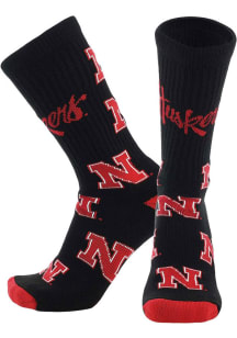 Nebraska Cornhuskers Mayhem Mens Dress Socks