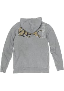 Blue 84 Colorado Buffaloes Mens Grey Front Back Laguna Long Sleeve Full Zip Jacket